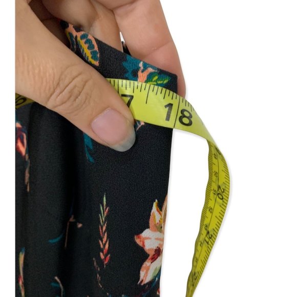 Sam Edelman Mixed Media Slip Dress Floral Cheetah Print Sleeveless Size 6 - Picture 6 of 12